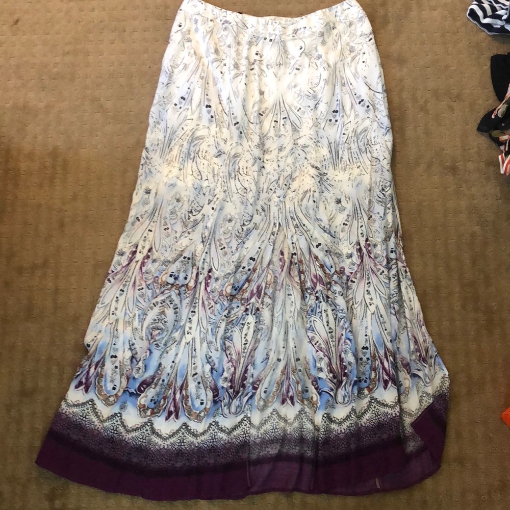 Purple & White Skirt (Matching Top is Listed)